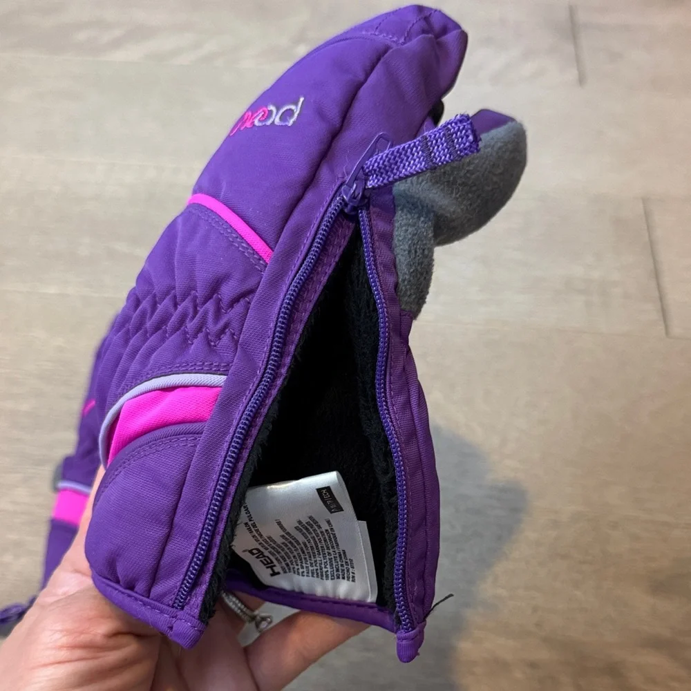 Head Kids Vibrant Purple Mittens